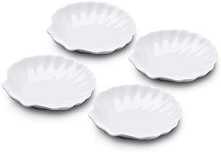 Porcelain Shell Serving Dishes (4)