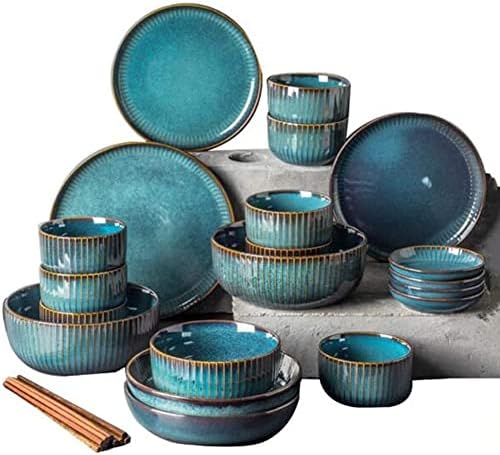 Retro Glazed Stoneware Set (28)