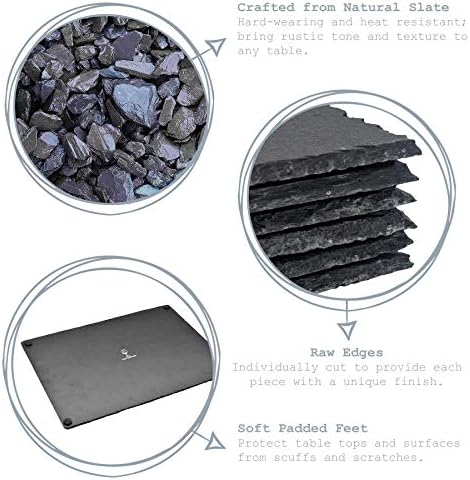 Rectangular Slate Mats Set