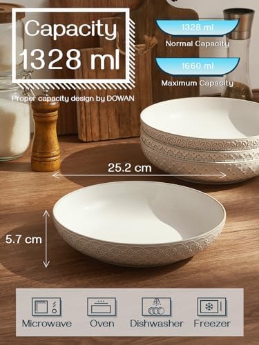 DOWAN Large Pasta Bowls