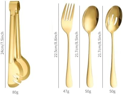 Rainbow Finish Serving Utensils